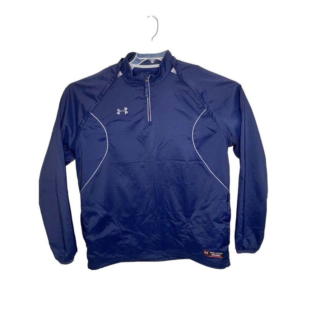 Under Armour Large All Season Gear Quarter-Zip Pullover Navy 38b